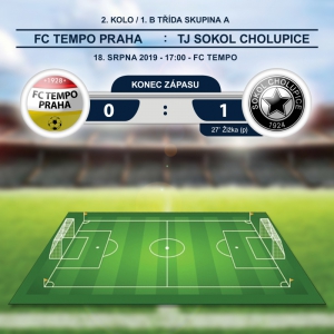 FC TEMPO PRAHA - Sokol Cholupice 0:1
