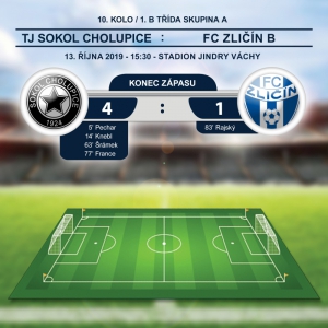 Sokol Cholupice - FC Zličín B 4:1