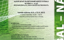 Nábor mladých fotbalistů 8.9. a 15.9.2015