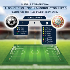 Sokol Cholupice - TJ Sokol Stodůlky B 1:0