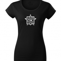 Poděkování - tričko Sokol Cholupice new brand (černé, dámské)